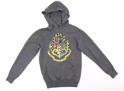 Buy Harry Potter By Primark Mens Grey Polyester Pullover Hoodie Size XS - Hogwarts • 5.75£