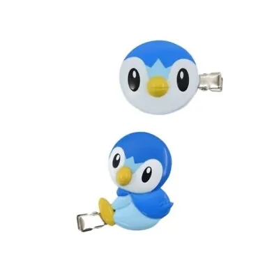 Buy Pokemon Piplup Hair Clip Japan- Anime Style Clothing - Set Of 2 Clips • 14.99£