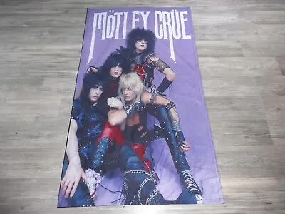Buy Mötley Crüe Flag Flagge Poster Glam Hair Metal Whitesnake Ratt • 21.79£