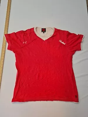 Buy Mens Tshirt Urban Stone Size M Short Sleeve Mock Neck Pink 326 • 12.99£
