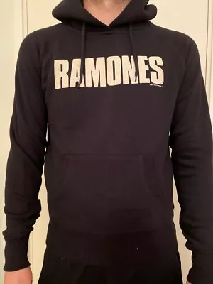 Buy Ramones Hoodie Presidential Seal Band Logo New Official Mens Black Pullover • 14.99£