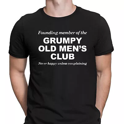 Buy Grumpy Old Men Club Fathers Day Gift For Daddy Mens T-Shirts Tee Top #FD • 9.99£