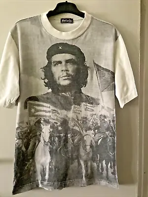 Buy Vintage Che Guevara Cuban All Over Graphic Blucaribe T-shirt Size Medium New • 27.97£