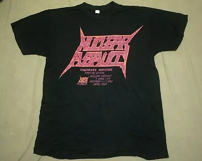 Buy Mega Rare Nuclear Assault Japan Tour 1992 Vintage Shirt Anthrax Brutal Truth • 236.61£