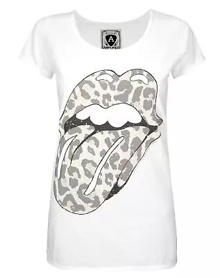 Buy Amplified Rolling Stones Leopard Lick Women's T-Shirt • 22.99£