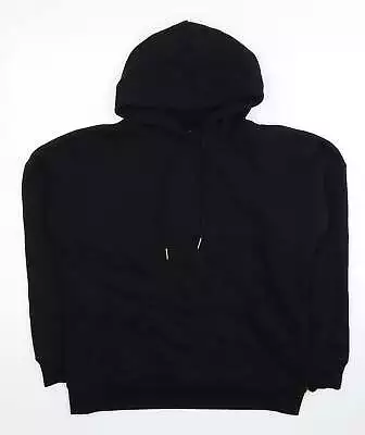 Buy New Look Womens Black Cotton Pullover Hoodie Size S Pullover • 4.75£