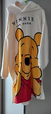 Buy Disney Winnie The Pooh Snuddie Hooded Oversized Fleece Blanket Hoodie Oodie M-L • 41.49£
