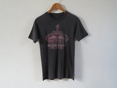 Buy Vintage Scorpions T-shirt Animal Magnetism Tour Original 80s Single Stitch • 72£