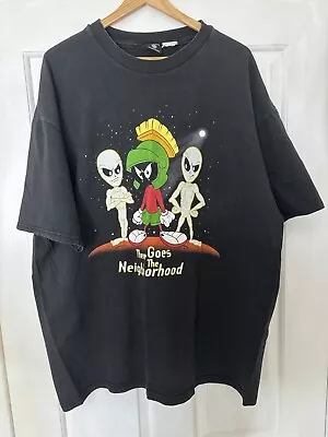 Buy Vintage Marvin The Martian T Shirt XXL • 15£