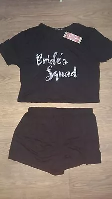 Buy Boohoo Bride Squad Pyjamas (2 Pair) • 10£