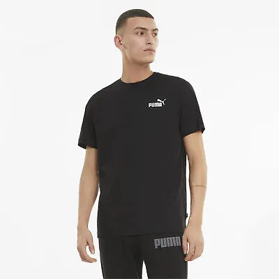 Buy PUMA Essentials Small Logo T-Shirt Top Crew Neck Short Sleeve - Mens • 21£