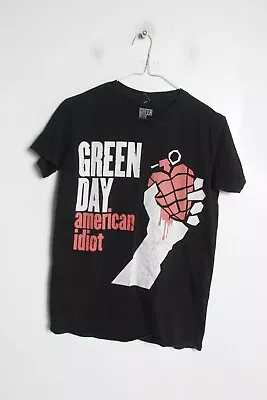Buy Green Day American Idiot T-Shirt - Black - Size Smal S (ZF1) • 7.99£
