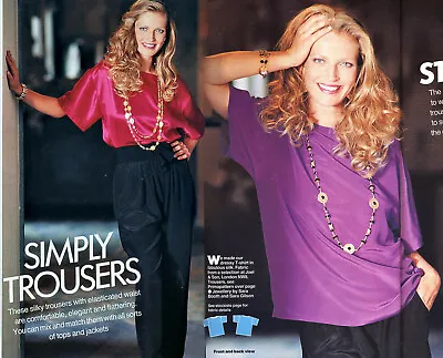 Buy Beginners TROUSERS & T-SHIRT TOP Mix & Match Prima Sewing Pattern 8 10 12 14 16 • 2.99£