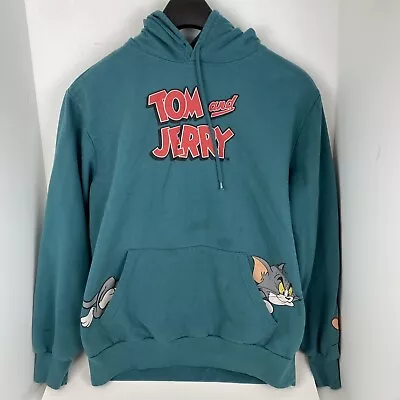 Buy Womans Long Sleeve  Hoodie Pull Over Tom And Jerry SZ Large • 24.13£