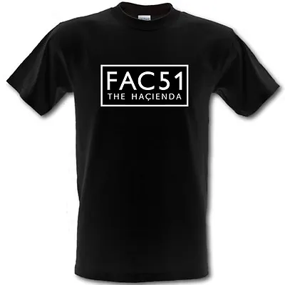 Buy FACTORY RECORDS HACIENDA FAC51 Gildan Heavy Cotton T-shirt Sizes Small To XXL • 13.99£