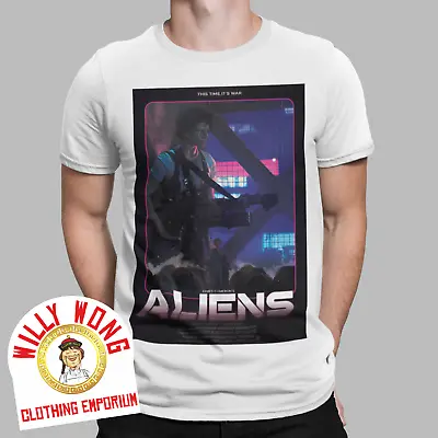Buy Alien T-Shirt Ripley Movie Film Action Space SCI FI Retro Aliens 70s 80s 90s  • 6.99£