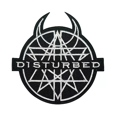 Buy Disturbed Punk Movie Logo Patch Iron On Sew On Embroidered Patch For Shirts • 2.99£