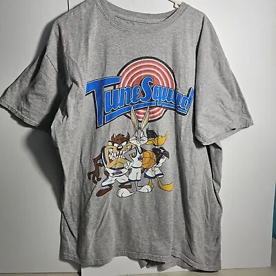 Buy Space Jam  Tunesquad  Men's XXL T Shirt Grey Short Sleeve   • 15.55£