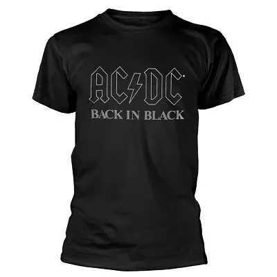 Buy AC/DC Back In Black Black  T-Shirt NEW OFFICIAL • 13.79£
