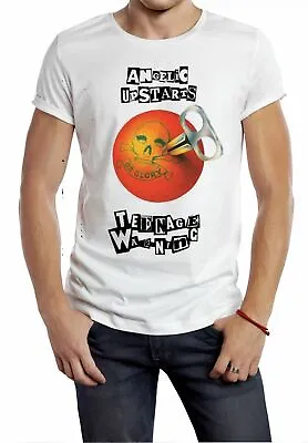 Buy Angelic Upstarts T-shirt Teenage Warning Punk Rock 1977 Skins White Retro 70s • 5.99£