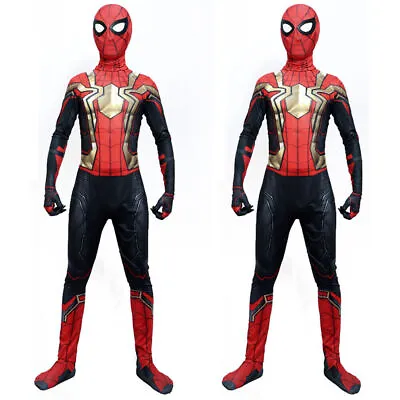 Buy Boys Kids Super Hero Spiderman Jumpsuit Cosplay Costume Fancy Clothes Outfit New • 6.93£