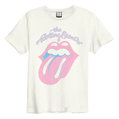 Buy Amplified Unisex Adult Washed Out The Rolling Stones T-Shirt GD127 • 20.09£