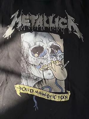 Buy Metallica World Magnetic Tour 2008 Delta Pro Weight Tee Size 2xl • 45£