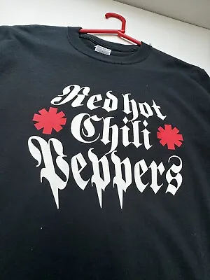 Buy Red Hot Chilli Peppers T Shirt Size Small Black  • 10£