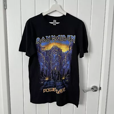 Buy Gildan Iron Maiden 'Powerslave - Dark Ink' T Shirt Size M Short Sleeve Unisex • 19.99£
