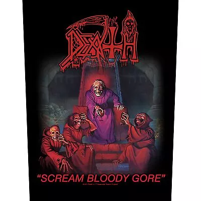 Buy Death - Scream Bloody Gore Backpatch Rückenaufnäher - Official Merch • 12.87£