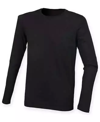 Buy Skinni Fit SF124 Feel Good Long Sleeve Stretch T-Shirt • 15.56£