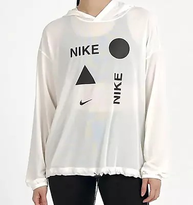 Buy Nike Icon Clash Graphic Print Training Hoodie Long Sleeve Top Cj5284-110 Women S • 42.99£