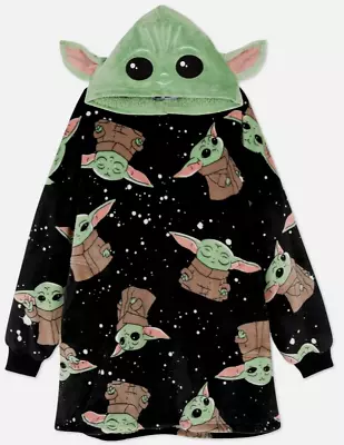 Buy Star Wars Baby Yoda Grogu SNUDDIE Hood Oversize Blanket Hoodie Snoodie Oodie M-L • 47.50£