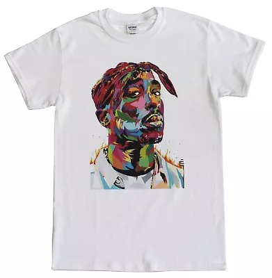 Buy Hip Hop Rapper Tshirt Design Inspired By 2PAC Tupac Shakur • 9.99£