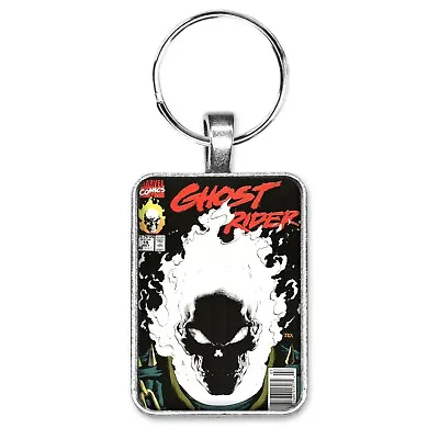 Buy Ghost Rider #15 Cover Key Ring Or Necklace Classic Marvel Comic Book Jewelry • 10.20£