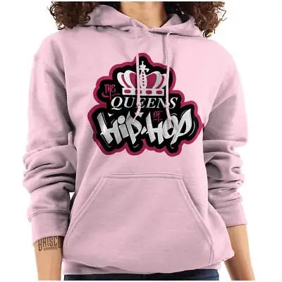 Buy The Queens Of Hip Hop Graffiti Crown Hoodie Sweatshirt Women • 30.23£