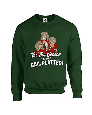 Buy Tis The Season To Get Gail Platted Funny Christmas Jumper Xmas Sweatshirt Adults • 19.95£