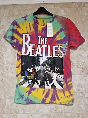 Buy Unisex Ty Dyed The Beatles Abbey Road T-shirt Size Medium • 9.99£