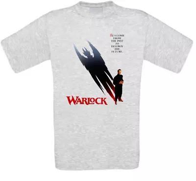 Buy Warlock Horror Cult Movie T-Shirt • 10.39£