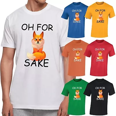 Buy Oh For Fox Sake Mens T-Shirt Unisex Funny Cool Design Rude Joke Gift Present Top • 8.99£