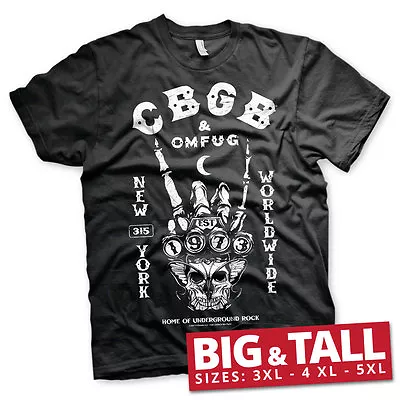 Buy Officially Licensed CBGB & OMFUG - CBGB 315 New York 3XL,4XL,5XL Men's T-Shirt • 22.98£