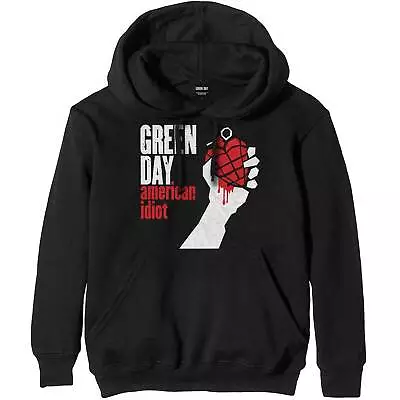 Buy Green Day Unisex Pullover Hoodie: American Idiot OFFICIAL NEW  • 35.64£