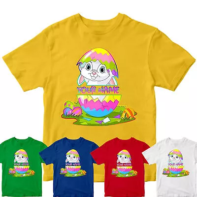 Buy Personalised Egg Bunny Hoppy Easter Kids Boys Girls T-Shirts Costume Fancy-ED • 7.59£