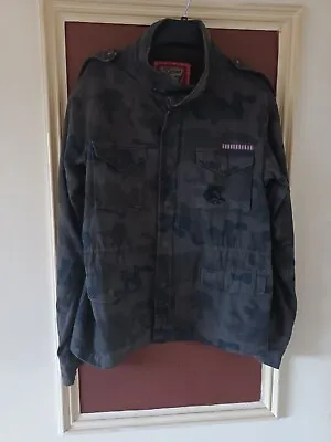 Buy Joe Brown Military Style Camo Jacket Size M • 14.99£