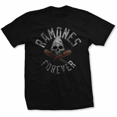Buy The Ramones   Unisex T- Shirt - Forever - Black  Cotton  • 16.99£
