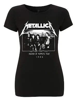 Buy Ladies Metallica Master Of Puppets Live Tour Official Tee T-Shirt Womens Girls • 16.36£