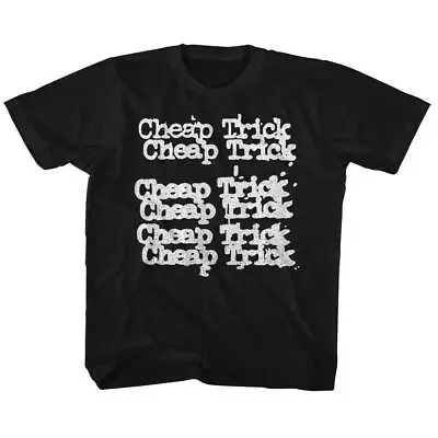 Buy Cheap Trick Stacked Logo Black Children's T-Shirt • 19.32£