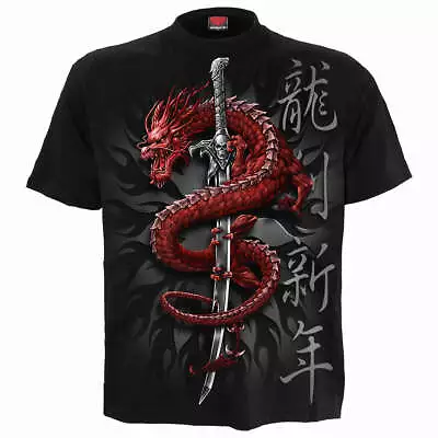 Buy ORIENTAL DRAGON - T-Shirt Black • 16.99£