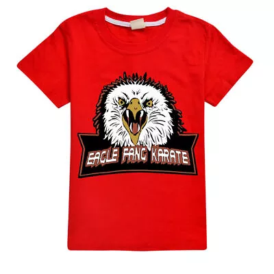 Buy Karate Casual Short Sleeve T Shirt Cotton T Shirt Tee Tops 2-14Y Kids Eagle Fang • 11.75£