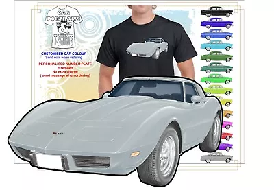Buy Classic 1978 Corvette Stingray Illustrated T-shirt Muscle Retro Sports Car    • 27.47£